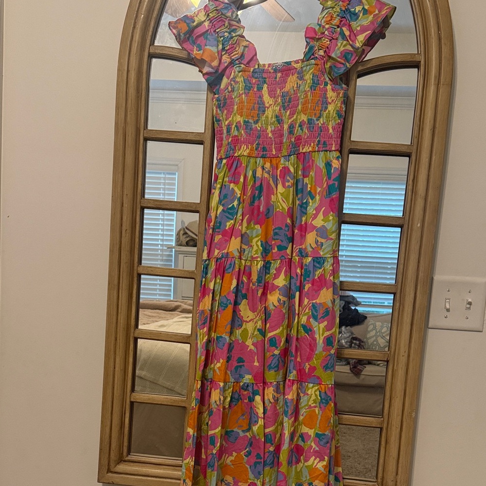 Colorful Floral Maxi Dress